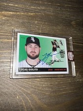 Lucas Giolito Topps Archives 2020 1/1 On Card Autograph