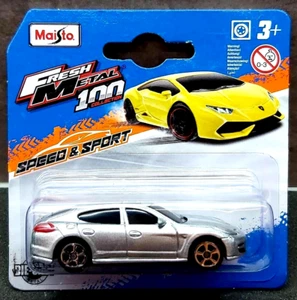 MAISTO FRESH METAL 100 COLLECTION PORSCHE PANAMERA TURBO SHORT CARD - Picture 1 of 4