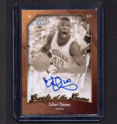 CALBERT CHEANEY 2010 Upper Deck Auto NBA Basketball Card #83 PSA - Image 1 of 2