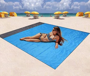 Beach Mat Outdoor Picnic Blanket Rug Mattress Camping Waterproof Sand Free Pad - Picture 1 of 12