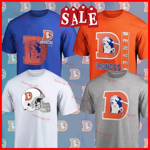 HOT!!! NEW 2023 Denver Team Broncos New L0go T-shirt S-5XL Sport Gift Unisex Fan Cover