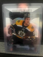 2017 Upper Deck Trilogy Premieres Level 1 Black Foil /99 Anders Bjork Rookie RC