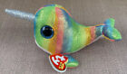 Ty Beanie Boos 6" Nori Narwhal Plush Stuffed Animal Toy Ty Heart Tags