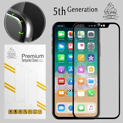 New iPhone 11 Pro Max Full Screen Protector XS XR Plus 8 Tempered Glass - Image 1 of 4