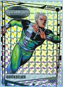 2015 UD Marvel Vibranium Radiance Refractor #51 Tarjeta Quicksilver 20/50 casi nuevo/m rara - Imagen 1 de 2