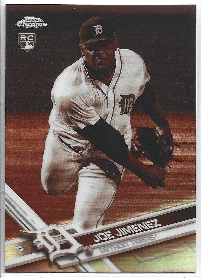 2017 Topps Chrome Sepia Refractor Rookie Joe Jimenez #192 - Image 1 of 1