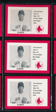 Lot (3) 1987 Cain Elmira Pioneers #21 Tony Romero Player Lot (GX23) SWSW7