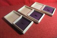 Set of 3 tsuba boxes Purple Japanese sword tsuba sword care tool Antiques