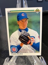 1990 Upper Deck Rookie Card Shawn Boskie Chicago Cubs #722