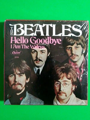 THE BEATLES Hello Goodbye I Am The Walrus Vinyl Record & XL T-Shirt Gift Set - Image 1 of 4