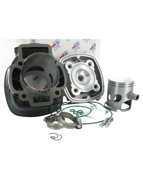 DR KT00097 48mm Gruppo Termico Liquid Cooled con Raccordo per Piaggio - Nero