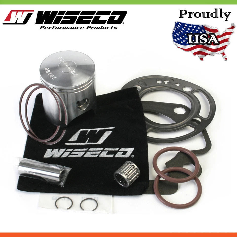 Kit de culata de pistón de 2 tiempos Wiseco para KAWASAKI KX65/SUZUKI RM65 46,5 mm 00-10 Foto 1 de 1
