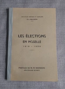 Les élections en Moselle 1919-1956 - Imagen 1 de 4