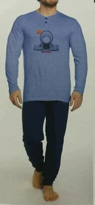 PIGIAMA FELPATO RAGAZZO  11/12 13/14 15/16 ANNI INVERNALE - Picture 1 of 15