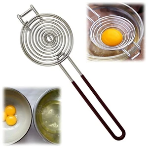 Stainless Steel Egg White Separator Household Baking Filter Egg Yolk Separator - Picture 1 of 22