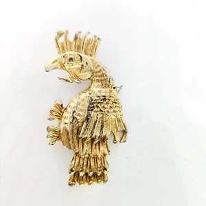 Vintage Castlecliff Style Rooster Bird Runway Statement Couture Pendant Heavy - Picture 1 of 6