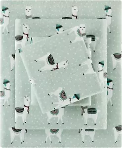 New- Flannel Sheets Queen Size, Cozy 100% Cotton - Picture 1 of 6