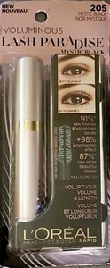 L'Oreal Voluminous LASH PARADISE Mascara MYSTIC BLACK 205 - Picture 1 of 6