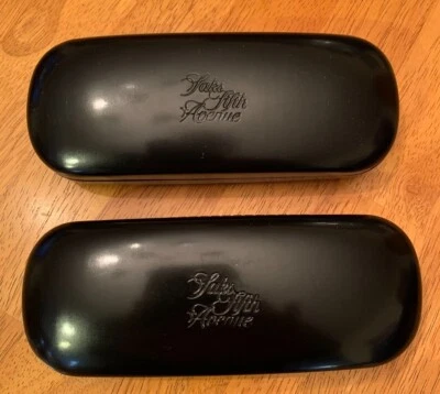 Saks Fifth Avenue Designer Hard Shell Eyeglass Sunglass Case Black New - Image 1 of 2