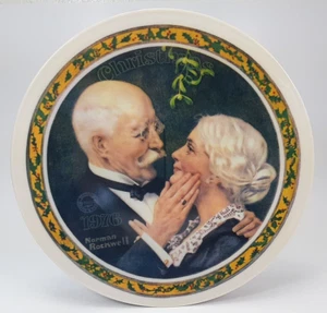 De colección. Golden Christmas Knowles 1976 Norman Rockwell 1st. Placa Edición Limitada. - Imagen 1 de 4