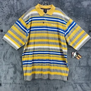 Vintage Phat Farm Frottee Poloshirt Herren 2XL Hip Hop 90er Y2K bestickt Neu mit Etikett - Bild 1 von 18