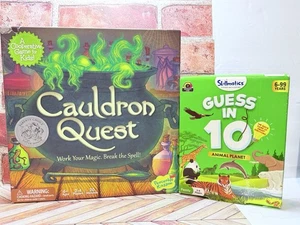 Cauldron Quest + Guess in 10 Animal Planet Konvolut Kinder Brettspiele Familie Spaß - Bild 1 von 17