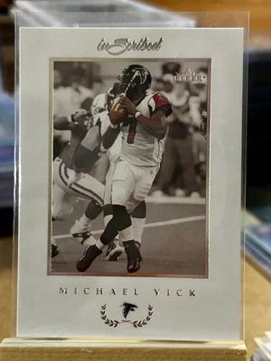 2004 Fleer Inscribed Michael Vick #25 Atlanta Falcons - Image 1 of 2