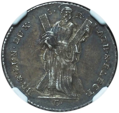 1790 C 1/6 Thaler Brunswick-Lune-Cal-Hannover AU58 NGC - Image 1 of 4