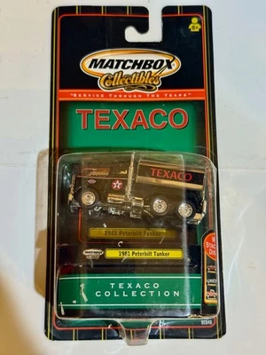 Caja de cerillas coleccionables Texaco 1981 Peterbilt Tanker Foto 1 de 2