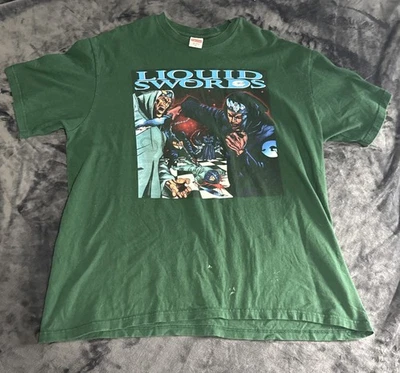 Camiseta Supreme FW18 Wu-Tang Clan GZA Liquid Swords talla XL verde oscuro Foto 1 de 4
