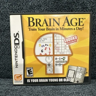 Brain Age: Train Your Brain in Minutes a Day (Nintendo DS) CIB Tested - Image 1 of 4