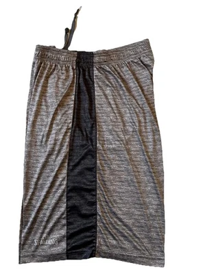 Мужские баскетбольные шорты Spalding серые и черные размер XXL/ЭЭЭГ - Изображение 1 из 4