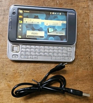 RARE Nokia N Series N810 Internet Tablet 256MB, Wi-Fi, 4.1in - Blue And Silver  - Image 1 of 4