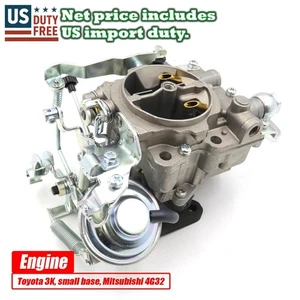 FIT 1969-78 TOYOTA PUBLICA KP31 P37 TTOYOTA 1000 TOYOTA COPAIN 3K CARBURETOR NEW - Picture 1 of 6