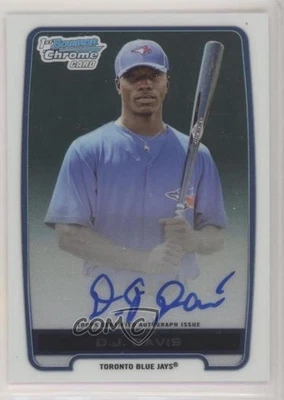 2012 Bowman Draft Chrome Draft Picks Auto DJ Davis #BCA-DDA Auto - Image 1 of 2