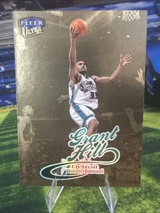 GRANT HILL 1998-99 FLEER ULTRA GOLD MEDALLION 79G DETROIT PISTONS - Picture 1 of 2