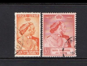 Kenya Uganda Tanganyika KGVI 1948 Royal Silver Wedding USED - CAT £70.50 - Picture 1 of 1