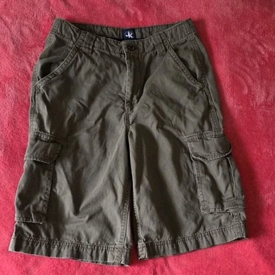 Pantalones cortos cargo de algodón Jkhaki para niños talla 18 Foto 1 de 4