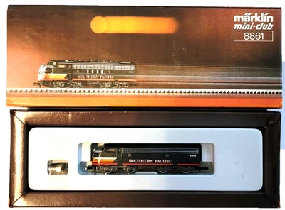 Z Marklin 8861 EMD F7 Southern Pacific Diesel Loco +CC (Tested) with box #4 - Image 1 of 4