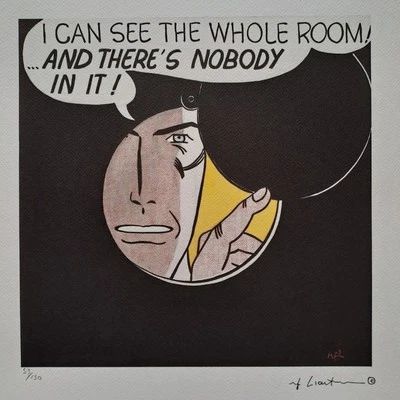 Roy Lichtenstein Signed - I can see the Whole Room - Certificate - Image 1 of 4