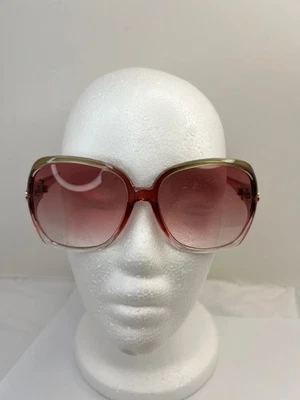 Негабаритный винтажный ретро стиль солнцезащитные очки X-большой розовый ОПРАВА - Изображение 1 из 4