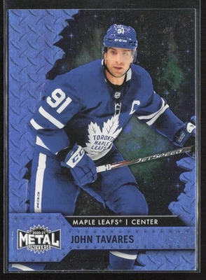 2020-21 Skybox Metal Universe - John Tavares #25 Blue PMG Spectrum - Image 1 of 2