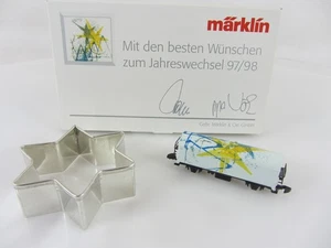 Vagón frigorífico Märklin modelo especial cambio de año 1997/98 con estrella de canela y embalaje original - Imagen 1 de 1