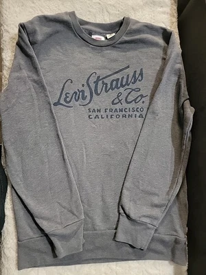 Levi Strauss San Fransisco California Grey Medium Crewneck Sweatshirt - Image 1 of 4