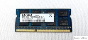 Elpida 2GB Memory Module - 2Rx8 - DDR3 SDRAM - 1333 MHz - CL9 EBJ21UE8BBS0-DJ-F - Picture 1 of 1