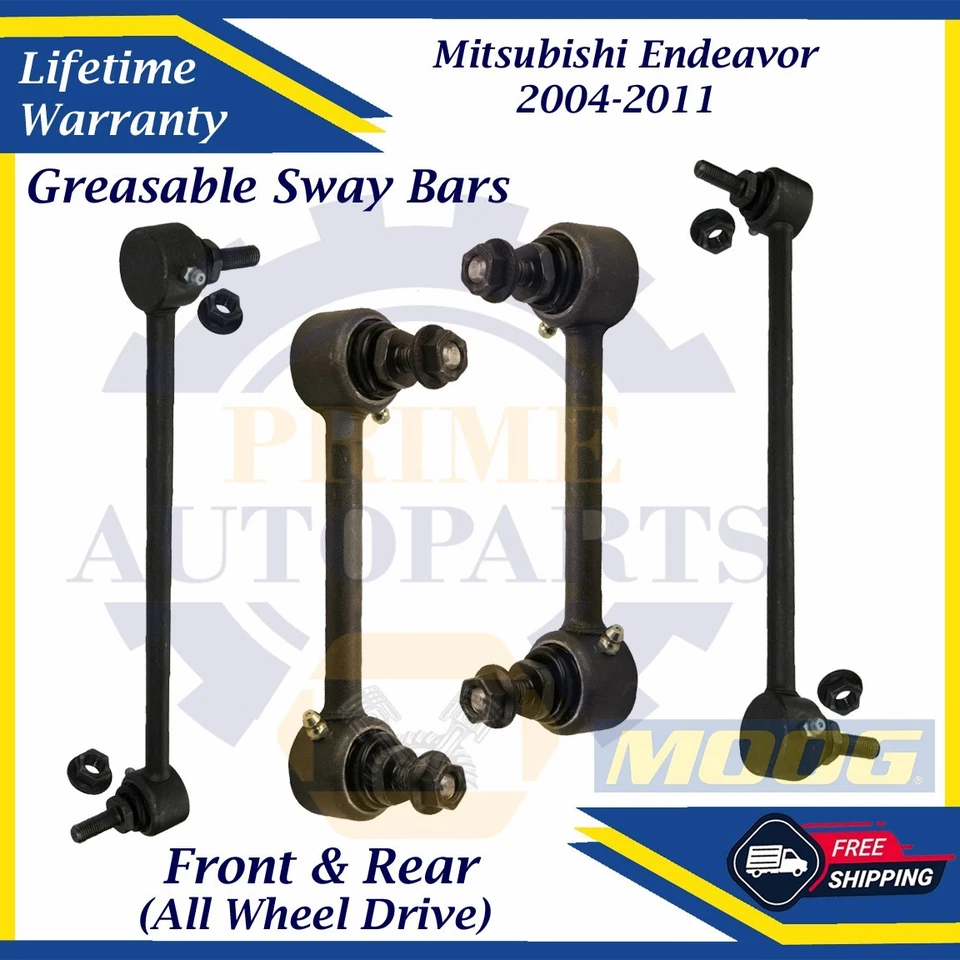 MOOG OEM Front & Rear Sway Bars 2004-2011 For Mitsubishi Endeavor 4X4 9Yr Warra. - Image 1 of 4