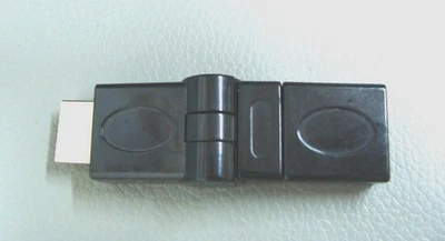 HDMI Winkel Adapter Kupplung Buchse zu Stecker abwinkelbar 360° drehbar - Bild 1 von 4