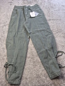 Pantalone casual donna verde Insane Gene taglia 7 vita 27 boho - Foto 1 di 11