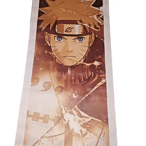 Naruto Uzumaki Poster Arte da Parete in Vinile Stampa Anime Materiale Tela - 14x33,5" - Foto 1 di 6