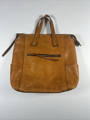 LODIS CUERO NATURAL TOSTADO Cartera Catalina Mochila Tamaño Mediano Cuero Foto 1 de 4